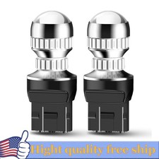 7443 7440 7444 LED Red Bright Brake Super Tail Parking Light Stop Reverse Bulbs