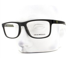 Emporio Armani Eyeglasses EA 3147 5042 Glasses Matte Black on Green 55mm No Case