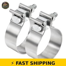 Tirol 2.5 Exhaust Clamp Stainless Steel - 2 Pcs Tirol 2.5 Exhaust Clamp Stainless Steel - 2 Pcs