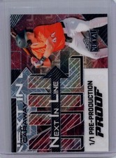 Trent Caraway 2025 Leaf Metal 1/1 Pre Production Proof