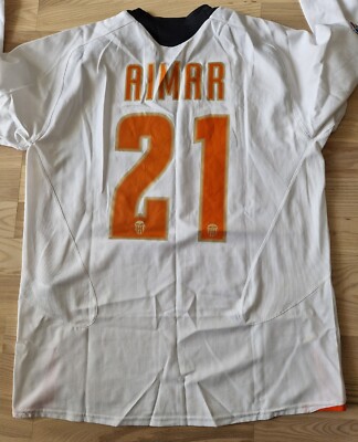Nike Valencia CF 2005 2006 football home shirt Pablo Aimar jersey