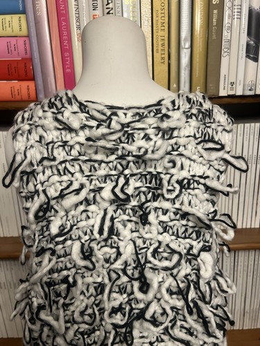 Topshop Damas S 8 10 Jersey Chaleco Cárdigan Tejido Largo Sin Mangas Midi Grueso - Imagen 9 de 20