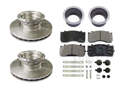 Bremsensatz für MB Atego 17,5'' hinten - Bremsenkit Bremsscheiben Beläge Polräder