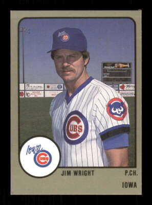 1988 ProCards Iowa Cubs 542 Jim Wright PC BXCP24