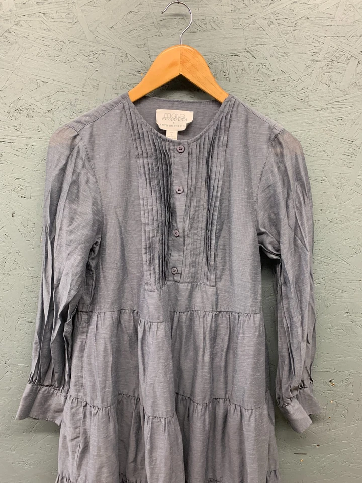 Mare Mare X Anthropologie Agosta Tiered Midi Women's Dress Size Petite Small - Image 2 of 4