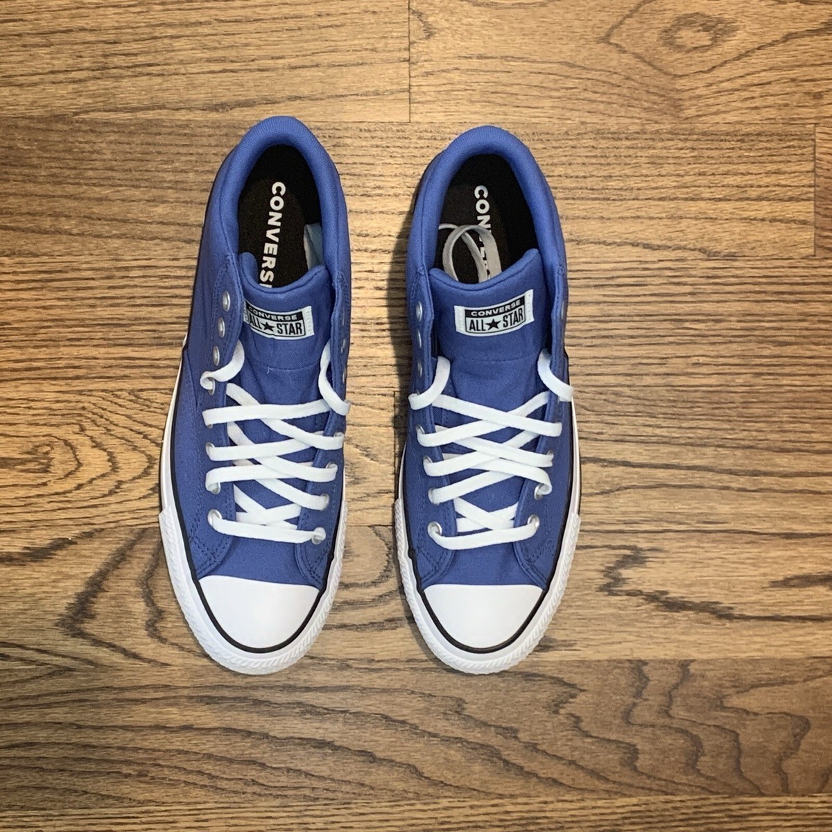 VTG 90s Allstar-Hi USA製 青 US9.5 JP27.5 Vintage 90s Converse Chuck Taylor All Stars Blue High Top