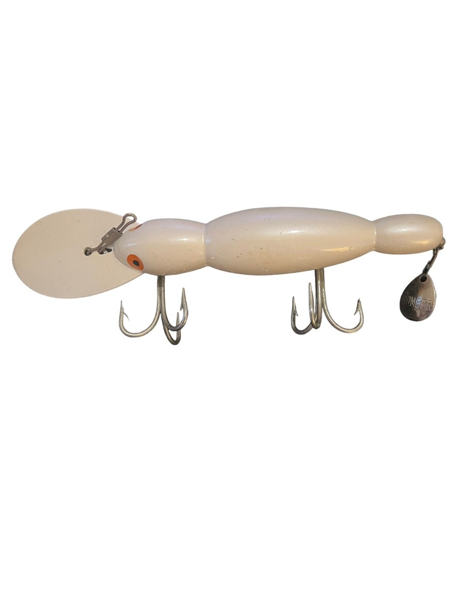 Leurre Crankbait Bomber Waterdog - Large 4 1/2 - Blanc - Pêche En Eau Douce
