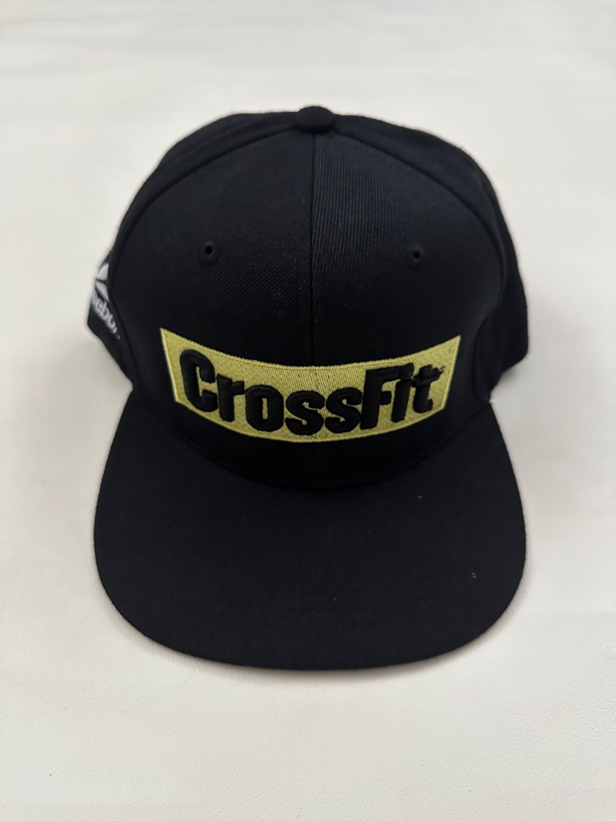 Reebok Crossfit Embroidered Graphic Black Snapback Cap Hat One Size
