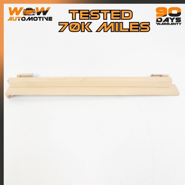 04-13 BENTLEY CONTINENTAL GT FRONT LEFT DRIVER SIDE SEAT COVER TRIM BEIGE OEM