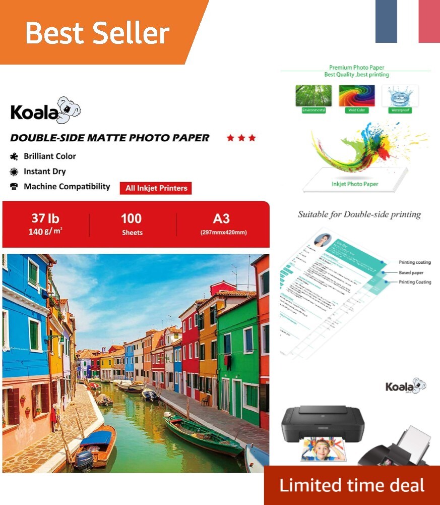 Papier photo A3 mat Koala pour imprimer vos albums professionnels et dossiers artistiques
