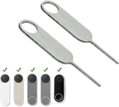 Nest Video Doorbell Security Pin Key,Release Removal Tool,Dismantle Doorbell Bat