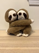 FAO Schwarz Hugging Sloths Plush Stuffed Animal 9 Tall Super Soft Set