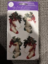 The Gifted Line  John Grossman 2 Packs Sticker Sheet  Christmas Stockings
