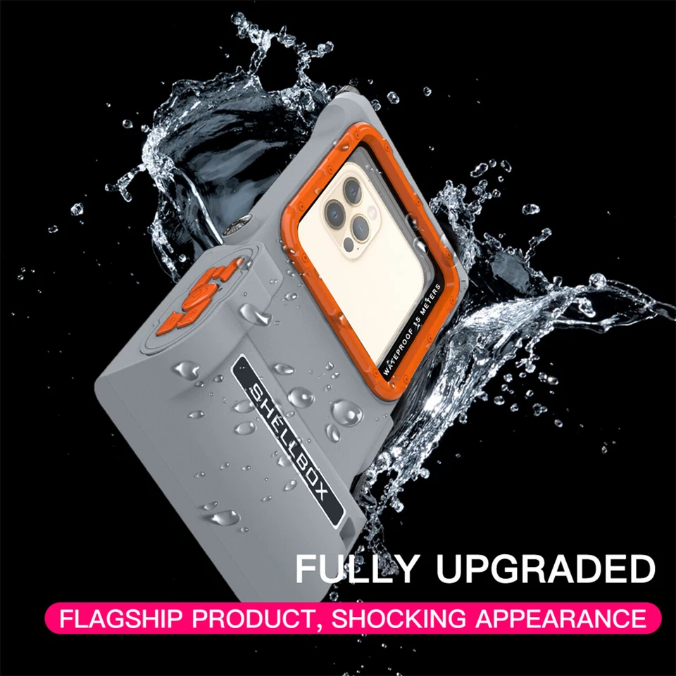 Underwater Diving Waterproof Phone Case Cover for iPhone 15 14 13 12 11 Pro Max - Image 2 of 4