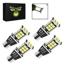 4X T15 921 Super White LED Bulbs Car Backup Reverse Light Error Free *Fyre Flys*