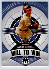 2022 Mosaic Baseball - Manny Machado - San Diego Padres - Will To Win - #WW-3