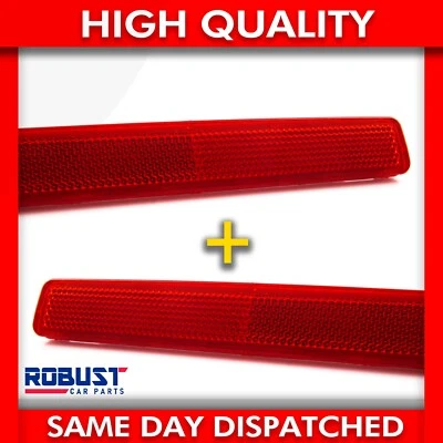 REFLECTOR PARACHOQUES TRASERO CUBIERTA ROJA REFLECTOR TRASERO IZQUIERDO+DERECHO PARA VW TRANSPORTER T5 - Imagen 1 de 4