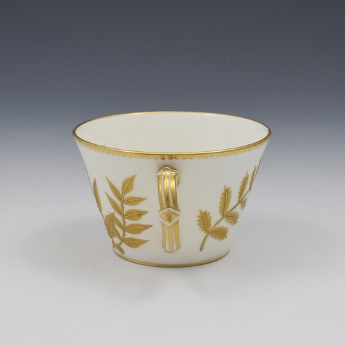 Fine Royal Worcester Porcelain Aesthetic Movement Style Gilt Cup & Saucer Antiqu - Picture 7 of 17