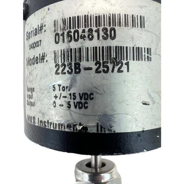 Transdutor de pressão MKS INSTRUMENTS 223B-25721 BARATRON FAIXA 5 TORR +/-15 VDC - Imagem 2 de 4
