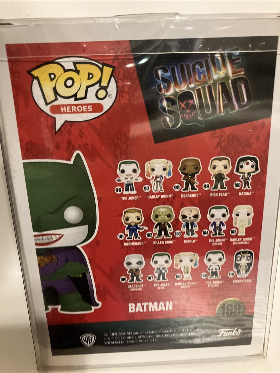 Funko Pop Heroes Suicide Squad Batman Joker # 188 ( Summer