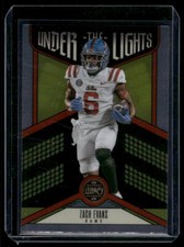 2023 Panini Legacy #UL-ZEV Zach Evans Under the Lights Silver