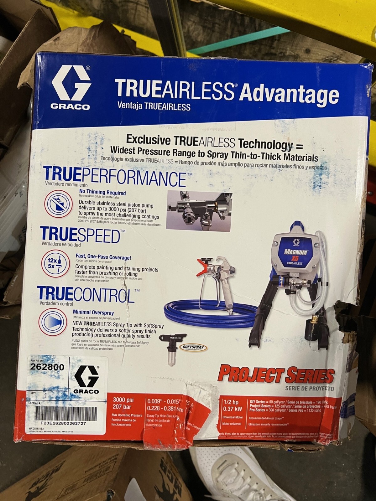 Graco Magnum X5 Electric TrueAirless Sprayer 262800 718768140479 eBay