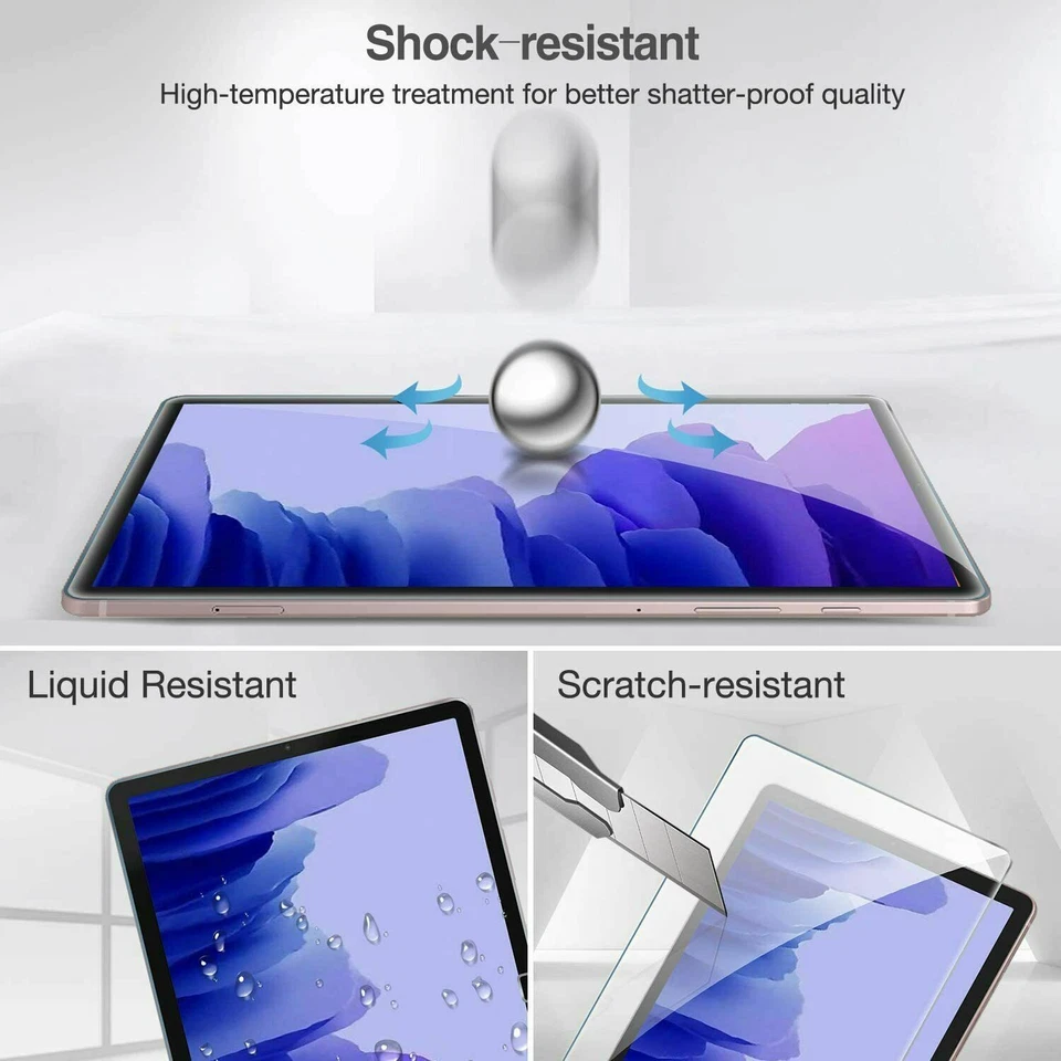  For Samsung Galaxy Tab A7 10.4'' 2020 SM-T500 Tempered Glass Screen Protector - Image 4 of 4