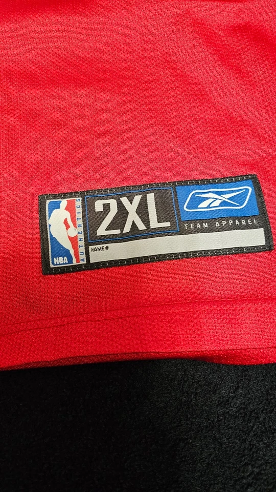 Camiseta deportiva Reebok NBA Vintage Yao Ming #11 Houston Rockets Team Apparel talla 2XL roja Foto 4 de 4