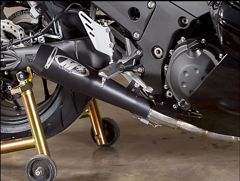 M4 Full System with Black GP Canister for Kawasaki 2012-2024 ZX
