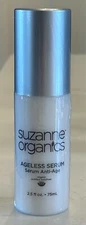 Suzanne Organics Ageless Serum Anti-Aging Organic Certified 2.5oz/75mL Sealed