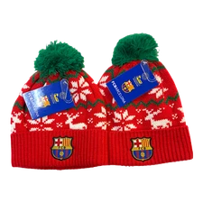 fc Barcelona beanie hat youth kids boys christmas set 2 pcs authentic official 2