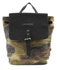 FREDsBRUDER Print Me! Mini Me! Rucksack Tasche Camouflage Khaki Grün Braun Neu