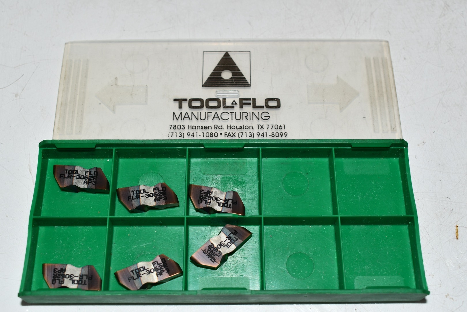 Pack of 6 ToolFlo FLR3062R AP3 Carbide Inserts Grooving for sale