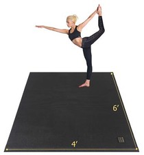 Large Yoga Mat 6'x4'/6'x6'/7'x5' 7mm/9mm , Extra Thick Workout Mats for Home ...
