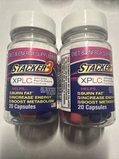 2x 20ct Stacker 3 XPLC Bottles Dietary Supplement Weight Loss 40 Pills FREE SHIP