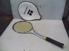 Old Vintage Tensor Aluminum Tennis Racquet Racket Cover