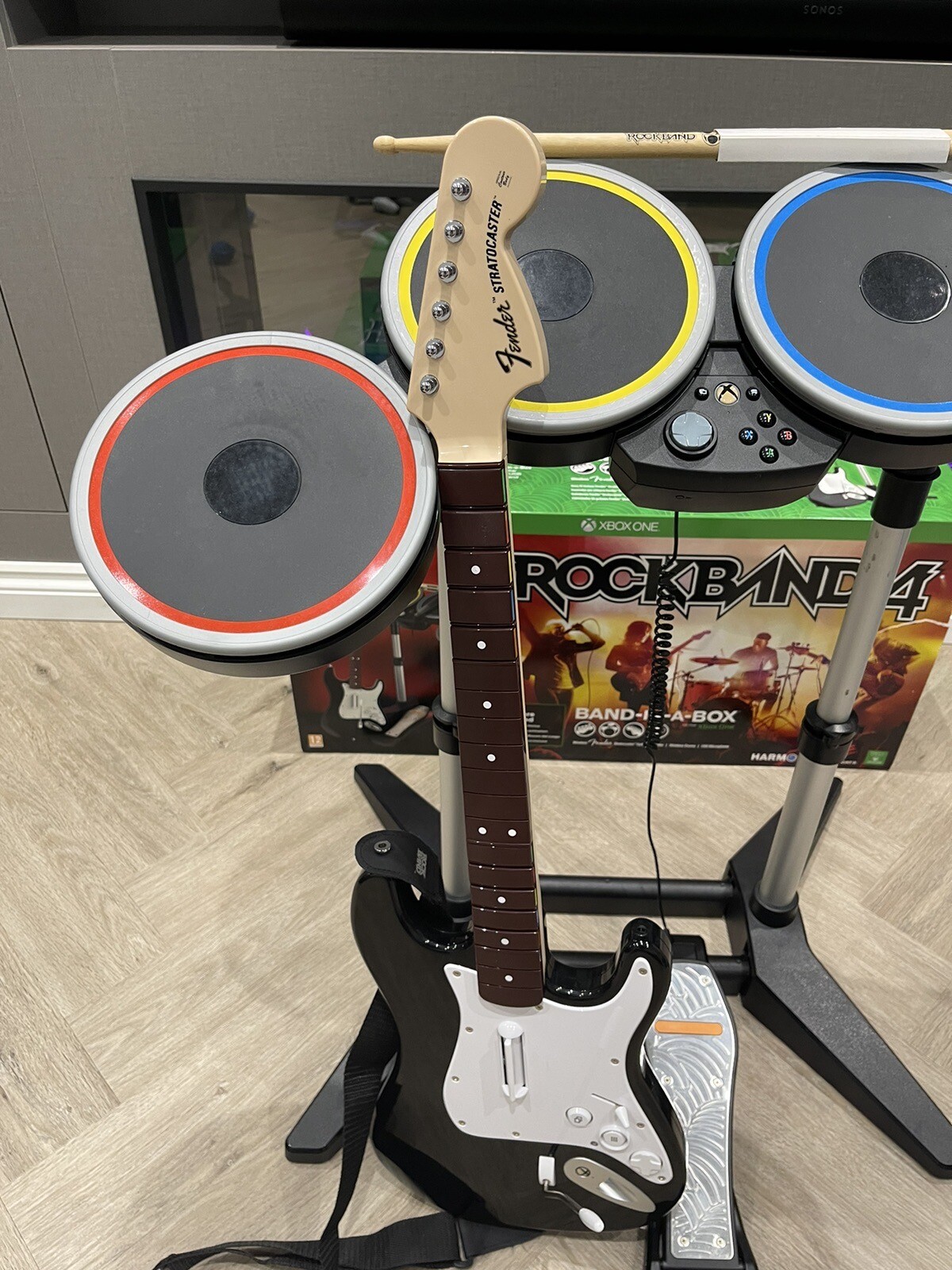 Rock Band 4 Bundle Complete Band In A Box Xbox One Xbox Series S/X
