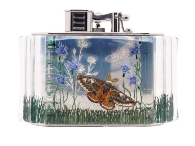 Feuerzeug Dunhill Unique Table  Aquarium - Moth 2