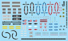 Gofer Racing Decals 11039 1/24 Decals - Race Car Accessories