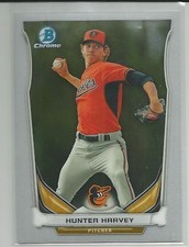 Hunter Harvey Baltimore Orioles 2014 Bowman Chrome Draft Top Prospect