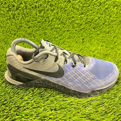 Nike Metcon 3 Persian Violet Gray Womens Size 7 Workout Running Shoe Sneakers