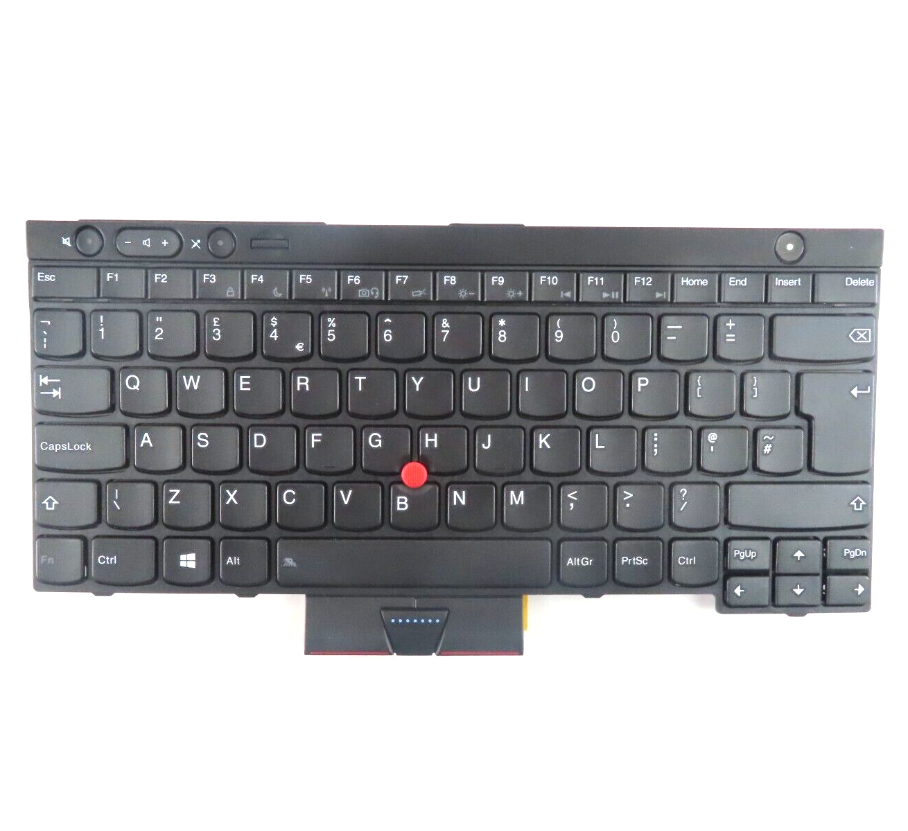 UK Keyboard Assembly (Black, Non-Backlit, w/Pointstick) - Lenovo ThinkPad T430S
