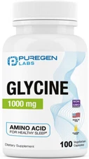 Puregen Glycine | 1000 mg 100 Veg Capsules