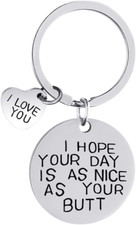  I Love You, I Hope Your Day Keychain - Perfect Valentines Day Gifts for Her, Gi