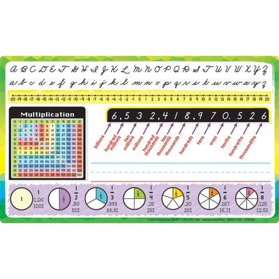 24PK Intermediate Self-Adhesive Vinyl On-The-Go Reference Nameplate with Curs...
