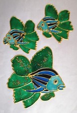 Kolor okna, 3 bardzo ładne ryby, obraz okna, dekoracja łazienki, (2.0)