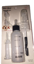 Well Good Nursing Kit for Puppies 2.25 oz Bottle w/ 5 Nipples 1 Bottle Brush