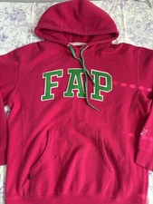 Rare Golf Wang Tyler The Creator Pink Fap Hoodie Size large-  