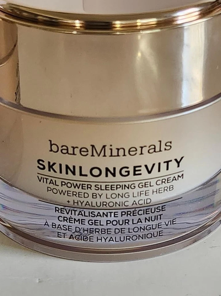 2 bareMinerals Skin Longevity Vital Power Sleeping Gel Cream 1.7 Oz. - Image 4 of 4