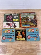Lot Of 5 8mm Vintage Films Sci Fi And Cartoons See Photos For Titles And Cond.